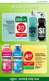 Żabka gazetka Strona 56: Napój Tiger Isoblast €3,99, Napój Oshee Vitamin Water €4,30