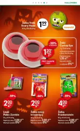 Żabka gazetka Strona 8: Żelka Frankenstein €4,00, Żelka mózg krwawiący €2,00
