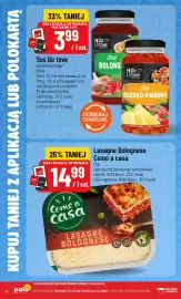 Polomarket gazetka tydzień 43 Strona 12: Lasagne Bolognese Come a casa €14,99, Sos boloński Go tove €3,99