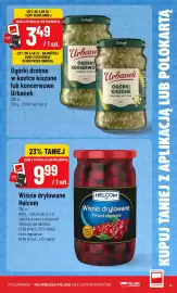 Polomarket gazetka tydzień 43 Strona 15: Wiśnie drylowane Helcom €9,99, Ogórki drobne w kostce kiszone Urbanek €3,49
