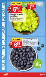 Polomarket gazetka tydzień 43 Strona 6: Borówki amerykańskie €6,99, Winogrona sułtańskie bezpestkowe €6,99