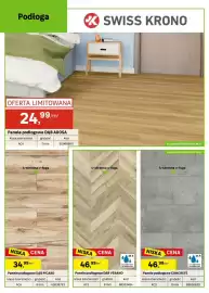 Leroy Merlin gazetka Strona 10: Podłoga K SWISS KRONO OFERTA LIMITOWANA 99/m² 24,9 Panele podłogowe DĄB AROSA klasa