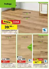 Leroy Merlin gazetka Strona 8: Podłoga NISKA CENA 99/m² 39,9 Panele podłogowe FORESTVILLE klasa ścieralności grubość AC4 8