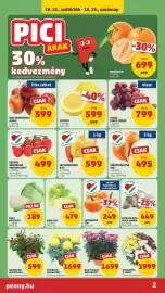 PENNY akciós újság hét 43 Oldal 2: Citrom €599,00, Olasz piros szőlő €799,00