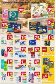 WEZ Prospekt woche 44 Seite 15: Duschdas Duschgel €0,99, Garnier Fructis Shampoo oder Spülung €1,99