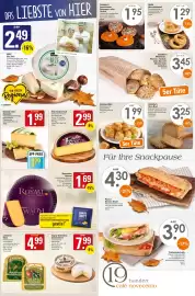 WEZ Prospekt woche 44 Seite 5: Comté oder Jurassic €1,99, Alte freche Kuh schweizer Hartkäse €2,99