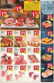 WEZ Prospekt woche 44 Seite 7: Magere Rindsmettwurst €2,99, Geräucherte Entenbrust €3,49