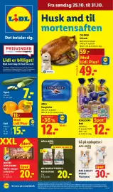 Lidl tilbudsavis uge 44 Side 1: Culinea Hel and €49,00, Arla Kærgården €12,00