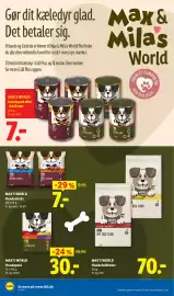 Lidl tilbudsavis uge 44 Side 17: Max's World Hundefuldfoder €70,00, Max's World Hundepâté €30,00