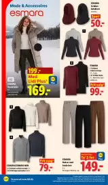 Lidl tilbudsavis uge 44 Side 21: Esmara Bukser med brede ben €149,00, Esmara/esmara men €79,00
