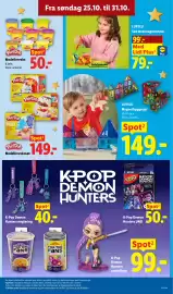 Lidl tilbudsavis uge 44 Side 26: Play-Doh Modellervokssæt €149,00, Lupilu Magnetbyggesæt €149,00