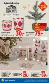 Lidl tilbudsavis uge 44 Side 27: Lidl Det Gamle Apotek Dekorativt Juletræ €79,00, Det Gamle Apotek Juletræsspand €30,00
