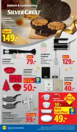 Lidl tilbudsavis uge 44 Side 29: Silvercrest pandekagepande og manual kødhakker €99,00, Silvercrest Køkkenvægt €40,00