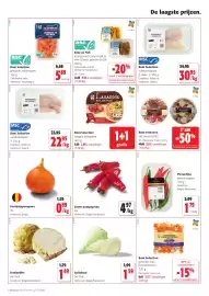 Colruyt folder Pagina 10: Zoete punt paprika €4,97, Easy as Fish scampi €9,58