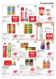 Colruyt folder Pagina 18: Stella artois, leffe, hoegaarden, corona of jupiter €12,96, Borotalco alle deo's €8,84