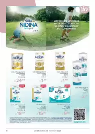 Volantino Io Bimbo Pagina 10: Nestlé Nidina OPTIpro €15,99, Nestlé Nidina Optipro 2 €18,99