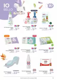 Volantino Io Bimbo Pagina 19: Salviette Biodegradabili Soft&Pure €5,99, Soluzione Disinfettante Concentrata Amuchina €7,99