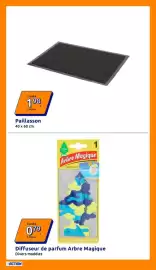 Catalogue Action semaine 43 page 2: Paillasson €1,98, Arbre Magique Diffuseur de parfum €0,79