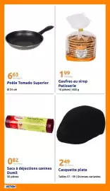 Catalogue Action semaine 43 page 24: Patisserie Gaufres au sirop €1,99, Poêle Tomado Superior €6,63