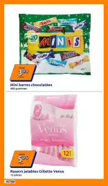 Catalogue Action semaine 43 page 26: MINIS Mini barres chocolatées €3,99, Gillette Rasoirs jetables Venus €5,96