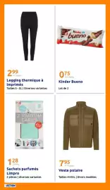 Catalogue Action semaine 43 page 27: Veste polaire €7,95, Limpro Sachets parfumés €1,28