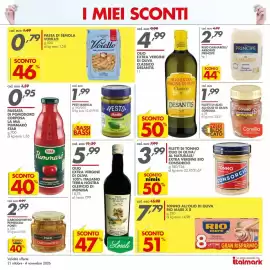 Volantino Italmark Pagina 14: Pasta di semola Voiello €0,79, Carcioghiotto peperlizia Ponti €2,99