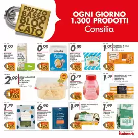 Volantino Italmark Pagina 21: Panna da cucina Consilia €0,99, Yogurt da bere Consilia Fragola €0,79