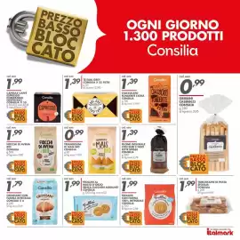 Volantino Italmark Pagina 22: Tè Earl Grey Consilia €1,39, Triangolini di mais bio Consilia €0,99