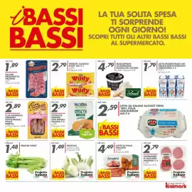 Volantino Italmark Pagina 23: Finocchi iBassi Bassi €1,49, Wudy classico €2,79