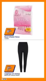 Volantino Action settimana 43 Pagina 16: Rasoi Gillette Venus €4,88, Leggings con stampa €2,99