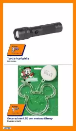 Volantino Action settimana 43 Pagina 9: Torcia ricaricabile €3,99, Decorazione LED con ventosa Disney €1,67
