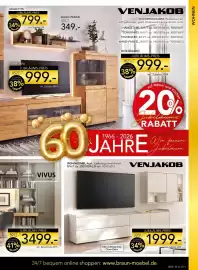 Möbel Braun Prospekt Seite 11: WOHNKOMBI VENJAKOB €1.999,00, IN VIVUS Einrichtung zum Leben €3.499,00