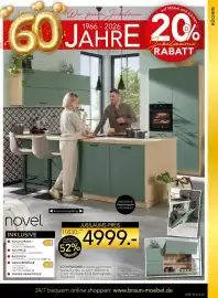 Möbel Braun Prospekt Seite 19: KÜCHENKOMBI, Eukalytusgrün matt €4.999,00