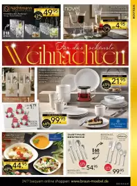 Möbel Braun Prospekt Seite 5: Schalen-Trio, 6-tlg., Premium Porcelain, weiß. Villeroy & Boch €44,95