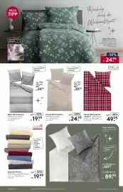 Möbel Rieger Prospekt Seite 12: Spannbetttuch, H.G. HAHN HAUSTEXTELLEN €19,99, ESTELLA Flanell-Bettwäsche „Quirin“ €49,95
