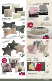 Möbel Rieger Prospekt Seite 13: Leseknochen, MAGMA €9,99, Sternkissen „Riga“ €14,95