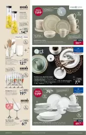 Möbel Rieger Prospekt Seite 4: Kombiservice „Caoba“, creatable €59,99, BOHEMIA SELECTION Sektglas-Set, Kristallglas €19,95