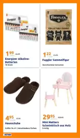 Action Prospekt woche 43 Seite 20: Fuggler Sammelfigur €1,22, Hausschuhe €4,95