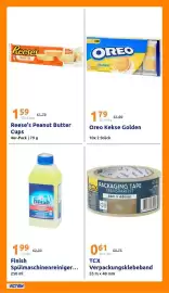 Action Prospekt woche 43 Seite 30: Finish Spülmaschinenreiniger €1,99, TCX Verpackungsklebeband €0,75