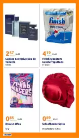 Action Prospekt woche 43 Seite 31: Finish Quantum Geschirrspültabs €4,19, Schlafhaube Satin €0,89