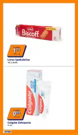 Action Prospekt woche 43 Seite 9: Lotus Spekulatius €1,79, Colgate Zahnpasta €0,89