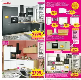 Möbel Boss Prospekt woche 43 Seite 3: NOBILIA Einbauküche €2.599,00, IMPULS Einbauküche €2.799,00