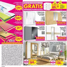 Möbel Boss Prospekt woche 43 Seite 6: Drehtürenschrank Ben, Eiche sägerau €569,99