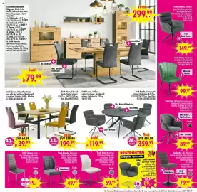 Möbel Boss Prospekt woche 43 Seite 9: Stuhl Quinn €99,99, Stuhl Lina €89,99