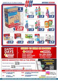 Volantino Italy Cash Pagina 12: Candeggina ACE €3,69, Spugna XXL Scotch Brite €2,19