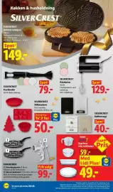 Lidl tilbudsavis | Non-Food Side 12: Silvercrest pandekagepande og manual kødhakker €99,00, Silvercrest Silikoneform €50,00