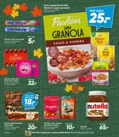 Bilka tilbudsavis uge 43 Side 30: Mentos eller Fruit-tella €5,00, Anthon Berg eller Toms mini cesker €32,00