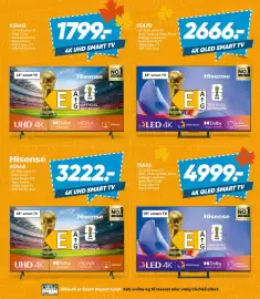 Bilka tilbudsavis uge 43 Side 37: Hisense 43A6Q €1.799,00, Hisense 55a7q €2.666,00