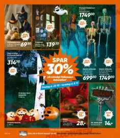 Bilka tilbudsavis uge 43 Side 8: Halloween plys €69,30, Oppustelige Halloweenfigurer €314,30