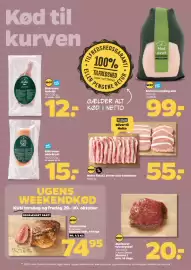 Netto tilbudsavis uge 43 Side 11: Netto flæsk €55,00, Bistronne andebryst €15,00